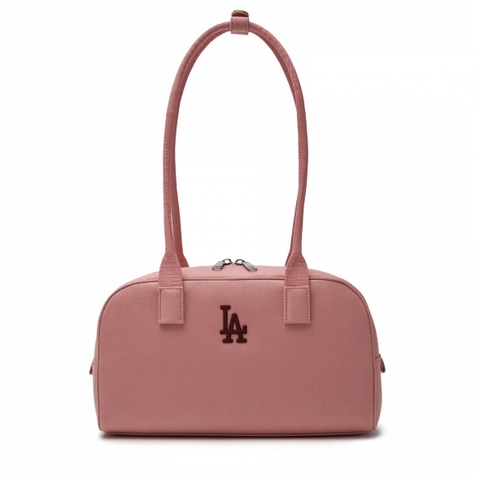 Túi MLB Varsity Cursive Denim Shoulder Bag LA Dodgers Pink - Túi xách, đeo vai màu hồng