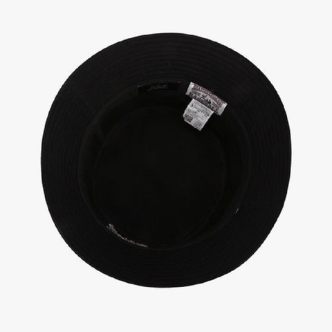 [SALE] Mũ MLB Bucket Logomania LA Dodgers Black - Mũ vành tròn màu đen