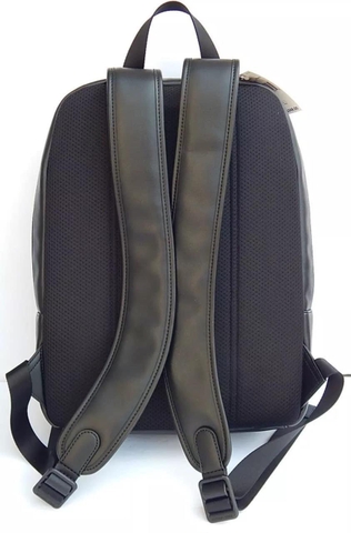 Balo Michael Kors MK Everett Black Front Pocket Large Backpack