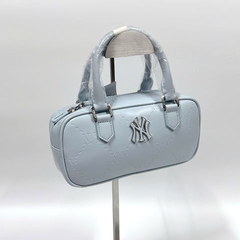 MLB Dia Monogram Hand & Cross Bag New York Yankees Cream/Blue/Pink - Túi xách, đeo chéo màu kem/xanh/hồng