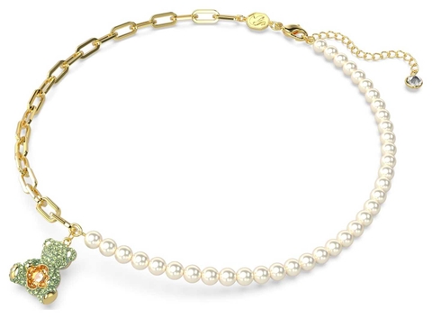 SWAROVSKI Teddy pendant (Bear, Multicolored, Gold-tone plated) - Dây cổ, dây chuyền SWAROVSKI - JEWELRY NECKLACE