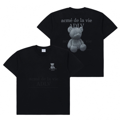 ÁO ADLV FUZZY BEAR T-SHIRT BLACK - GẤU ĐEN