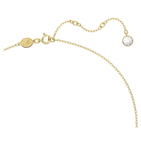 SWAROVSKI Swan pendant (Green, Gold-tone plated) - Dây cổ, dây chuyền thiên nga, pha lê xanh - JEWELRY NECKLACE