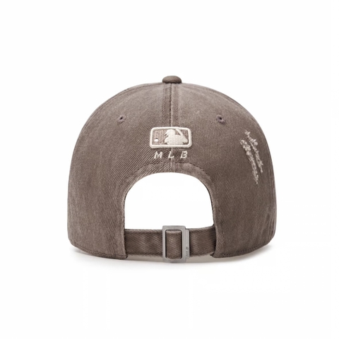 MLB Damage Washing Unstructured Ball Cap LA Dodgers BROWN - Mũ lưỡi trai, nón kết