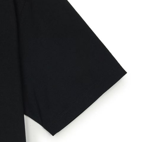 MLB New Year Snake Cartoon Graphic Overfit Short Sleeve T-Shirt New York Yankees Black - Áo thun cổ tròn tay lỡ màu đen