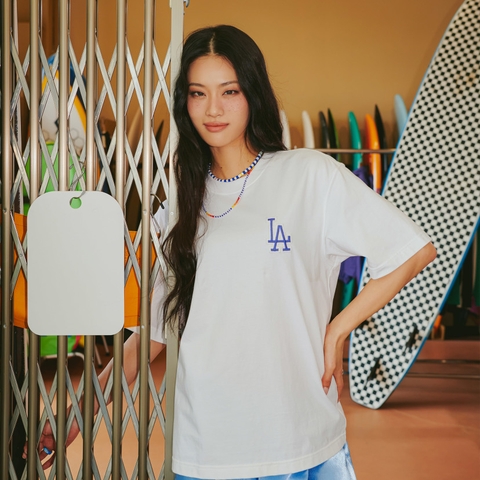 ÁO PHÔNG MLB PAISLEY CLIPPED LOGO SHORT SLEEVE T-SHIRT LA DODGERS 3ATSI0333-07WHS