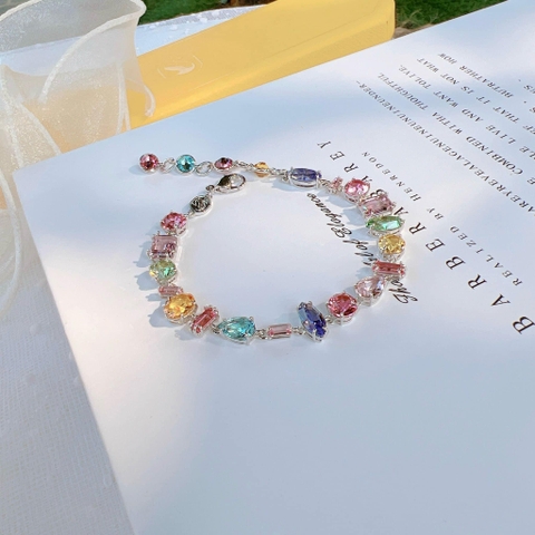 SWAROVSKI Gema bracelet (Mixed cuts, Multicolored, Rhodium plated) - Vòng/lắc tay SWAROVSKI - JEWELRY