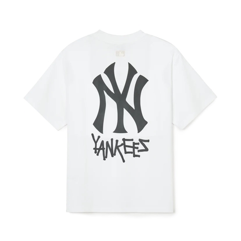 Áo MLB Basic big logo functional overfit T-Shirt New York Yankees