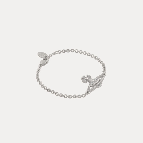 VIVIENNE WESTWOOD Mayfair Bas Relief Bracelet - Vòng/lắc tay hình quả cầu, phối đá CZ - JEWELRY BRACELETS