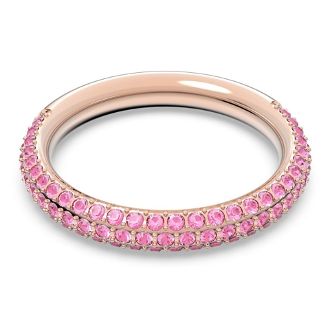 SWAROVSKI Stone ring (Pink, Rose gold-tone plated) - RINGS - Nhẫn kiểu đá pha lê hồng - SWAROVSKI JEWELRY