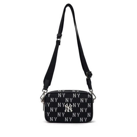 MLB MONOGRAM CROSS BAG BLACK (19x11,5cm)
