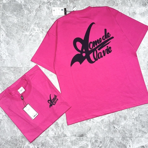 ÁO ADLV BIG LOGO 2 PRINTING SHORT SLEEVE T-SHIRT PINK