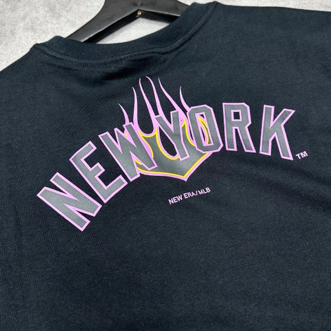 ÁO NEW ERA FLAME TÍM T-SHIRT