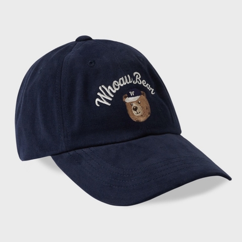 WHOAU Steve Head Patch Ball Cap Navy - Mũ lưỡi trai, nón kết màu xanh đen