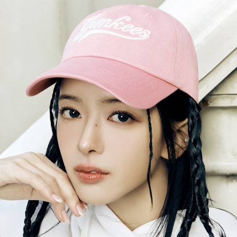 Mũ MLB Cultive Lettering Unstructured Ball Cap New York Yankees Pink - Mũ lưỡi trai, nón kết màu hồng