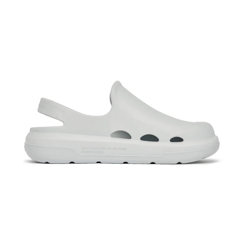 Giày MLB Chunky bouncer clog sandals LA Grey - Giày cao su màu xám có quai