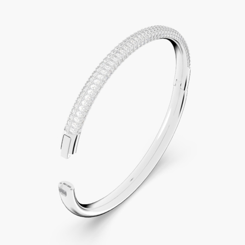 SWAROVSKI Dextera bangle (White, Stainless Steel) - Vòng/lắc tay pha lê trắng - JEWELRY BRACELET