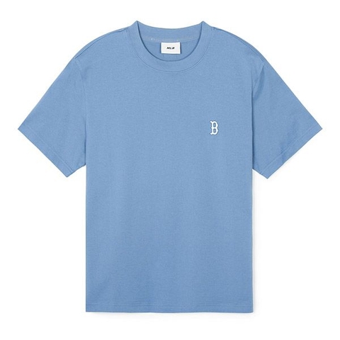 Áo MLB Logo Chicago BLUE Boston 3ATSB0243-43INP T-SHIRT Màu Xanh