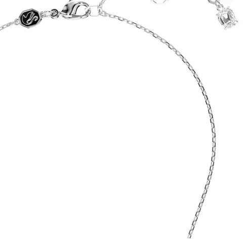 SWAROVSKI Hyperbola pendant (Heart, Crystal pearl, Rhodium plated) - Dây cổ, dây chuyền trái tim, pha lê trắng - JEWELRY NECKLACE