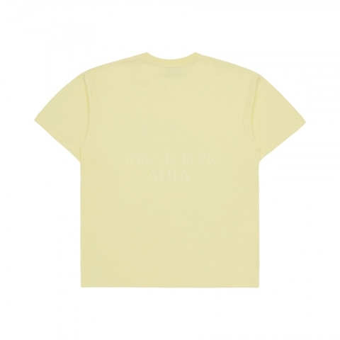 ÁO ADLV HAFTONE DOT FUZZY RABBIT T-SHIRT YELLOW - ÁO THUN THỎ VÀNG