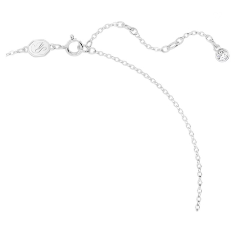 SWAROVSKI Hyperbola Volta necklace (Bow, Small, White, Rhodium plated) - Dây cổ, dây chuyền thiên hình nơ trắng - JEWELRY NECKLACE