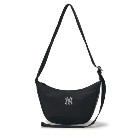 Túi MLB Basic Nylon Sportive Crossbody Bag New York BLACK - Túi xách màu đen