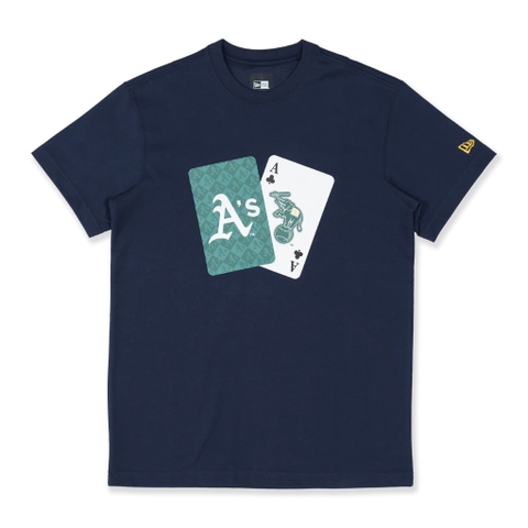 ÁO THUN NEW ERA PLAY CARD NAVY T-SHIRT