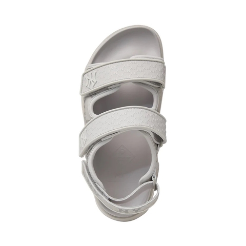 Giày MLB Liner Sandals Denim Monogram New York Yankees NY Grey - Giày xăng đan có quai màu xám