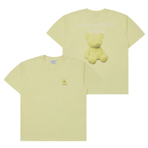 ÁO ADLV FUZZY BEAR T-SHIRT YELLOW - GẤU VÀNG