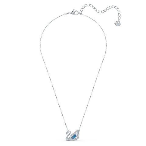 SWAROVSKI Dancing Swan necklace (Swan, Blue, Rhodium plated) -  Dây cổ, dây chuyền SWAROVSKI - JEWELRY NECKLACE