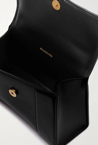 TÚI BALENCIAGA HOURGLASS XS BLACK (da trơn)