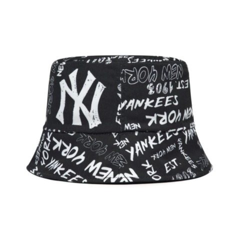 [SALE] MŨ MLB GRAFITTI BUCKET HAT NEW YORK YANKEES - Mũ hoạ tiết Grafitti, đội được 2 mặt
