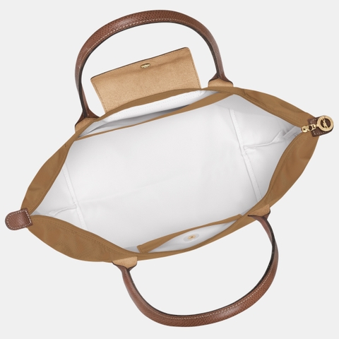 LARGE SIZE - TÚI LONGCHAMP LE PLIAGE GREEN L TOTE BAG - FAWN - Túi xách màu xám nâu vàng