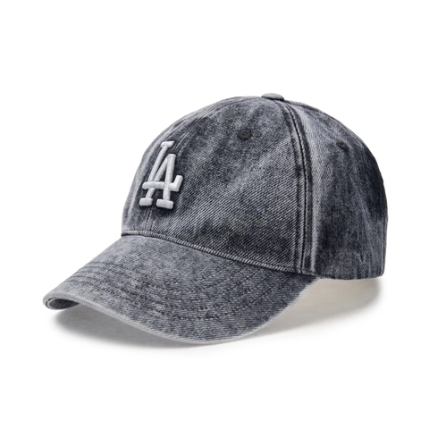 MLB Heavy Washing Unstructured Ball Cap LA Dodgers - Mũ lưỡi trai, nón kết