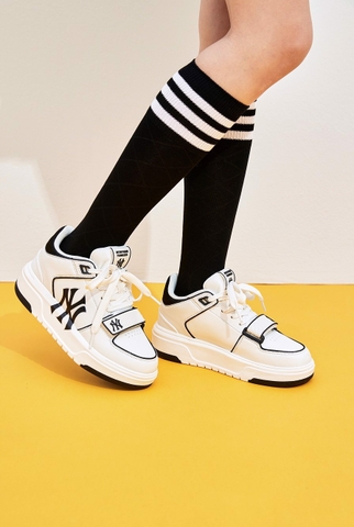 Giày MLB Chunky Liner Mid Basic New York Yankees 3ASXLMB3N-50BKS