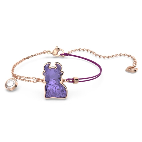 SWAROVSKI Chinese Zodiac Ox bracelet (Ox, Purple, Rose gold-tone plated) - Vòng/lắc tay SWAROVSKI - JEWELRY