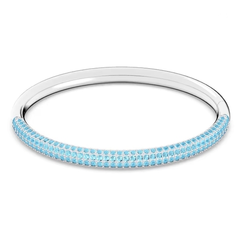 SWAROVSKI Dextera bangle (Blue, Stainless Steel) - Vòng/lắc tay pha lê xanh - JEWELRY BRACELET