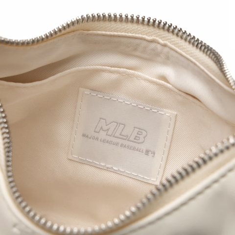 Túi MLB Classic Monogram New Emboss Cross Bag B Boston Cream - Túi xách, đeo chéo màu trắng kem