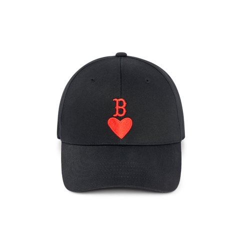 Mũ MLB Heart Structured Ball Cap Boston Red Sox Black