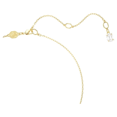 SWAROVSKI Swan pendant (White, Gold-tone plated) - Dây cổ, chuyền thiên nga cặp đôi, đính pha lê - JEWELRY NECKLACE