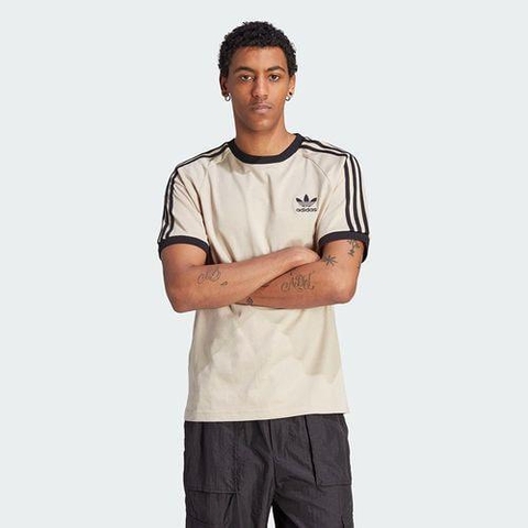ÁO THUN ADIDAS ADICOLOR CLASSICS 3 STRIPE SHORT SLEEVE BEIGE T-SHIRT