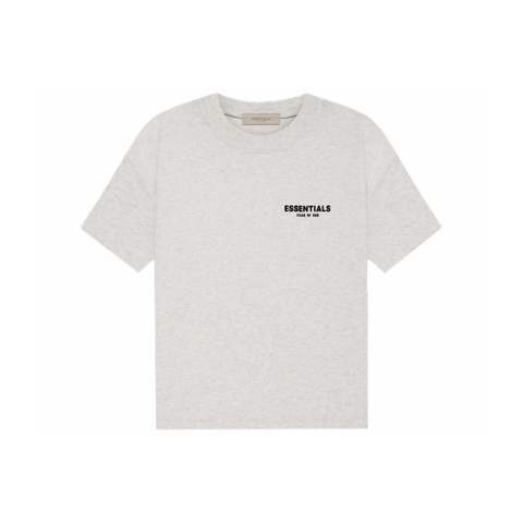 Áo Fear of God FOG Essentials T-shirt (SS22) Grey Light Oatmeal - Áo thun cổ tròn tay lỡ màu xám sáng