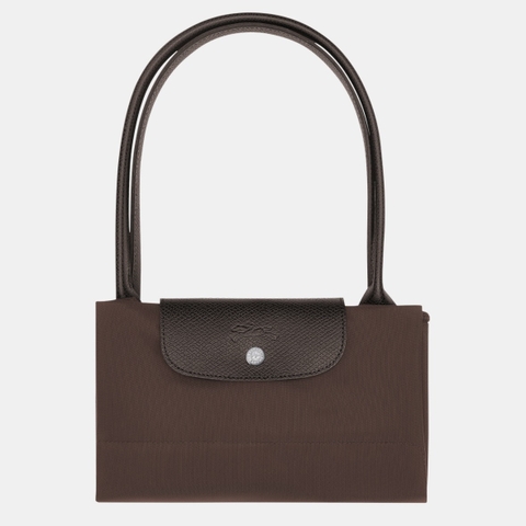 CHÍNH HÃNG - LARGE SIZE - TÚI LONGCHAMP LE PLIAGE GREEN L TOTE BAG - MOCHA/MOKA - Túi xách màu nâu đất, nâu sẫm