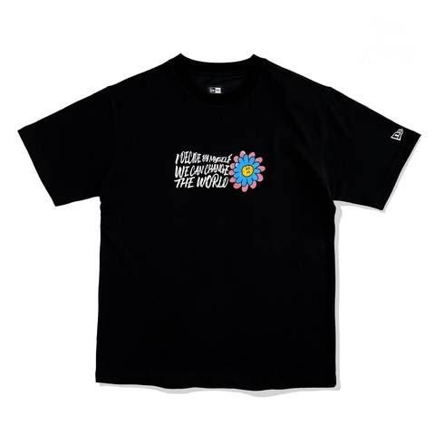 Áo New Era SUN FLOWER T-Shirt BLACK Đen