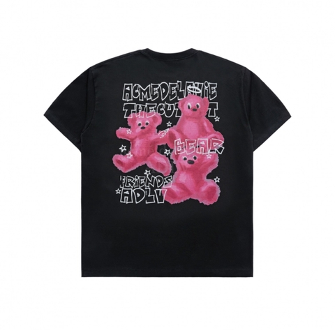 ÁO THUN ADLV CRAYON THREE BEAR ARTWORK T-SHIRT BLACK - ĐEN