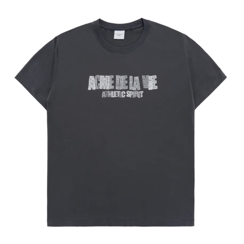 ÁO ADLV CRAYON DRAWING CHARCOAL T-SHIRT - Áo thun cổ tròn tay lỡ, màu than chì