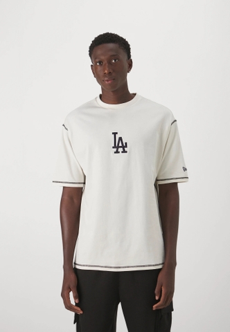 Áo New Era LA Dodgers World Series Oversized T-Shirt  White Trắng