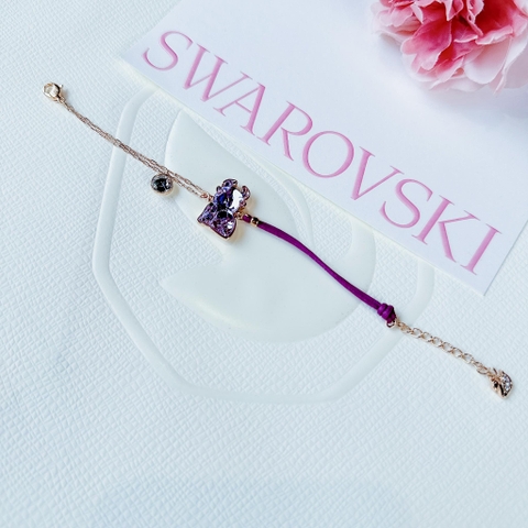 SWAROVSKI Chinese Zodiac Ox bracelet (Ox, Purple, Rose gold-tone plated) - Vòng/lắc tay SWAROVSKI - JEWELRY