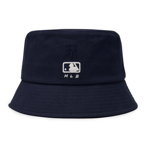 MŨ MLB VARSITY BUCKET HAT NY NEW YORK METS NAVY - Mũ vành tròn, màu xanh đen