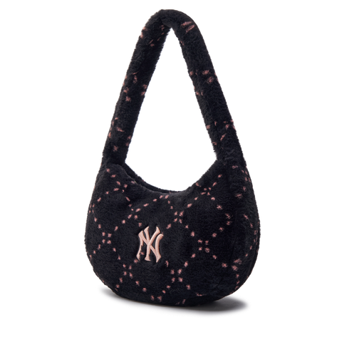 Túi MLB Diamond Monogram Fur Hobo Bag New York Yankees